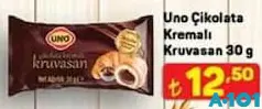 UNO ÇİKOLATA KREMALI KRUVASAN 30 G fiyat ve kampanya bilgisi